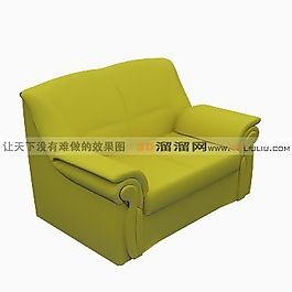 3D雙人沙發(fā)模型