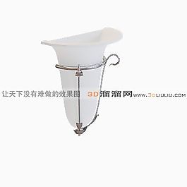 3D歐式壁燈模型