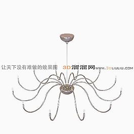 3D歐式吊燈模型
