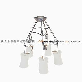3D歐式吊燈模型