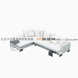 3D多人沙發(fā)模型