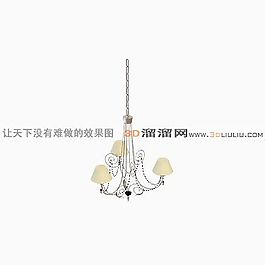 3D歐式吊燈模型