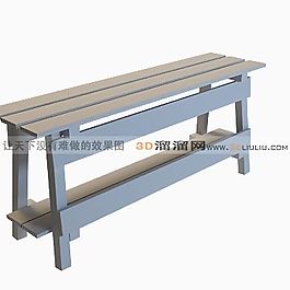 3D長(zhǎng)凳模型