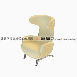 3D休閑椅模型