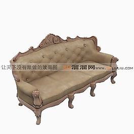 3D三人沙發(fā)模型