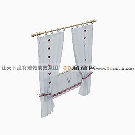 3D百折簾模型