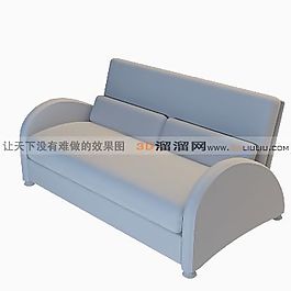 3D多人沙發(fā)模型