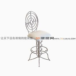 3D吧椅模型