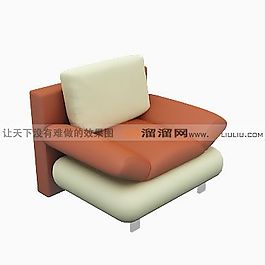 3D單人沙發(fā)模型
