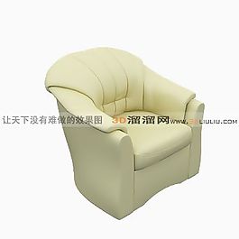 3D單人沙發(fā)模型