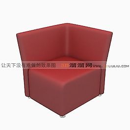 3D單人沙發(fā)模型