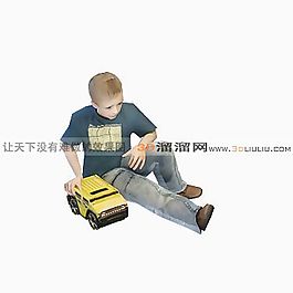 3D男孩模型