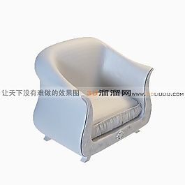 3D單人沙發(fā)模型