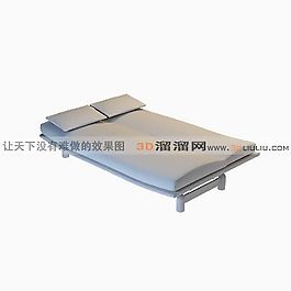 3D沙發(fā)床模型