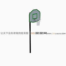 3D籃球架模型