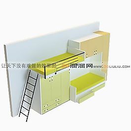 3D多功能床模型