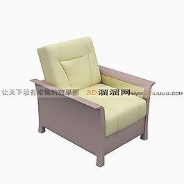 3D單人沙發(fā)模型