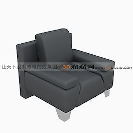 3D單人沙發(fā)模型