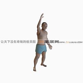 3D男人模型