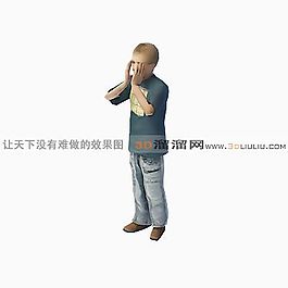 3D男孩模型