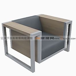 3D單人沙發(fā)模型