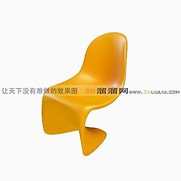 3D休閑椅模型