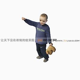 3D男孩模型