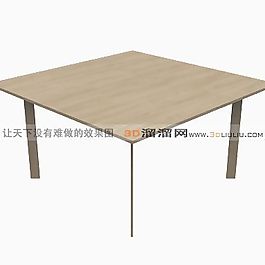 3D桌子模型