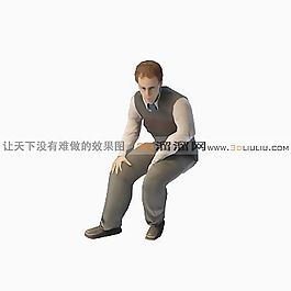 3D男人模型