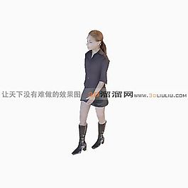 3D女人模型