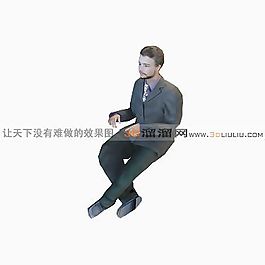 3D男人模型