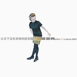 3D女人模型