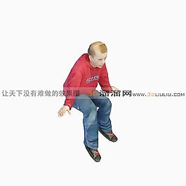 3D男孩模型