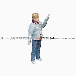 3D女孩模型
