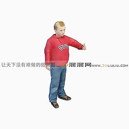 3D男孩模型