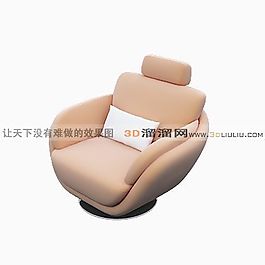 3D單人沙發(fā)模型