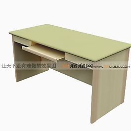 3D電腦桌模型