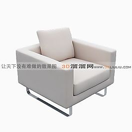 3D單人沙發(fā)模型