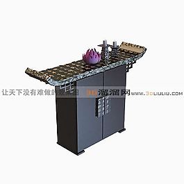 3D條案模型