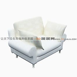 3D單人沙發(fā)模型