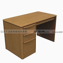 3D辦公桌模型