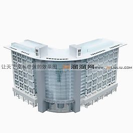 3D辦公樓模型