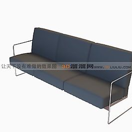3D三人沙發(fā)模型