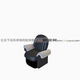 3D單人沙發(fā)模型