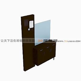 3D鞋柜模型