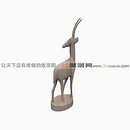 3D雕塑模型