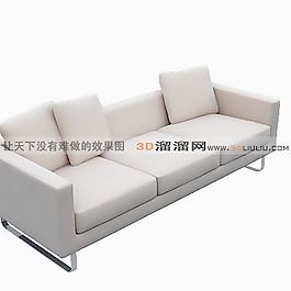 3D三人沙發(fā)模型