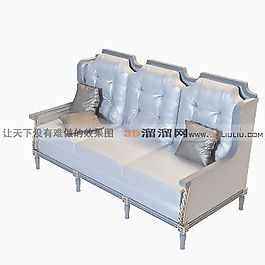 3D三人沙發(fā)模型
