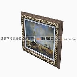 3D裝飾畫模型