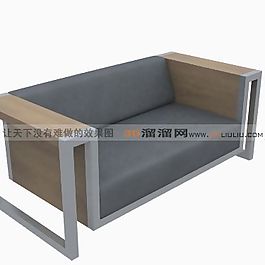 3D多人沙發(fā)模型